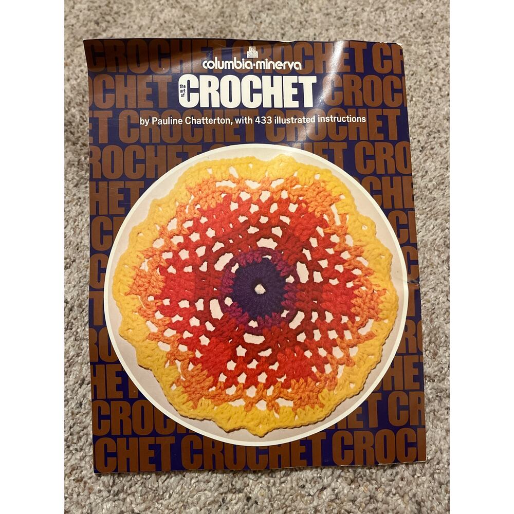 Columbia Minerva  The Art of Crochet Paperback Book by Pauline Chatterton